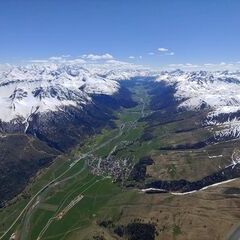 Flugwegposition um 13:21:58: Aufgenommen in der Nähe von Maloja, Schweiz in 3236 Meter